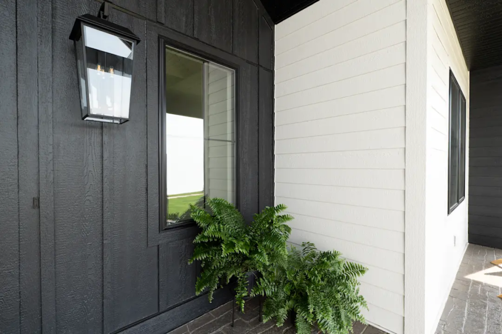 LP Smartside siding front door