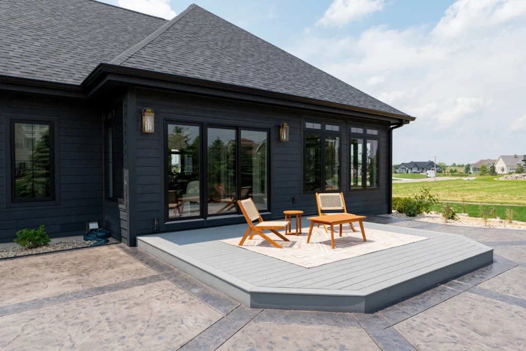 LP Smartside siding dark house