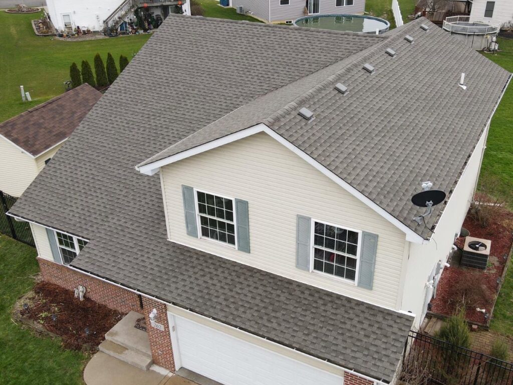 what is a ridge cap on a roof asphalt shingles Armour Construction project